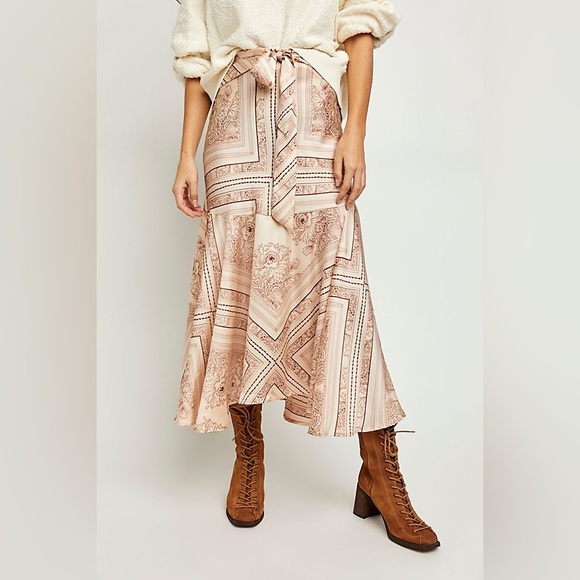 Free People Hampton Wrap Skirt - Picture 4 of 6